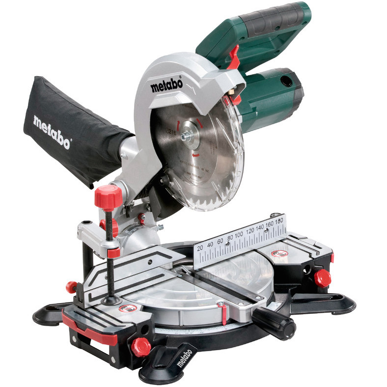 Metabo Miter Saw 200mm(8"), 1100W, 5000rpm, 9kg KS216M - Click Image to Close